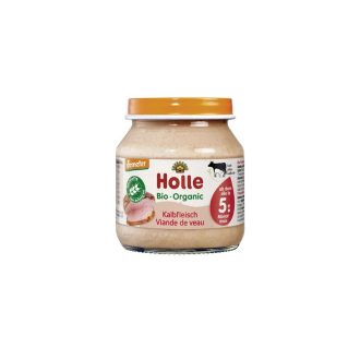 Holle Bio Borjúhús üveges bébiétel, demeter 125g