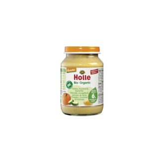   Holle Bio Cukkini, sütőtök burgonyával üveges bébiétel, demeter 190g