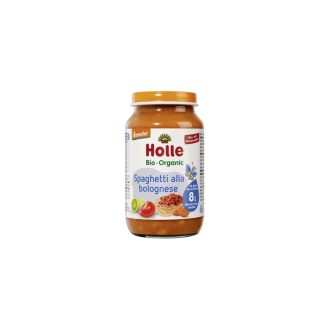   Holle Bio Junior Bolognai Spagetti üveges bébiétel, demeter 220g