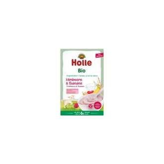 Holle Bio kecsketejes kása málnával és banánnal 200g