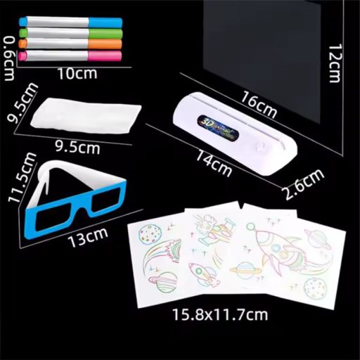 Mini 3D Magic Drawing Pad – Kreatív rajzolás új dimenzióban