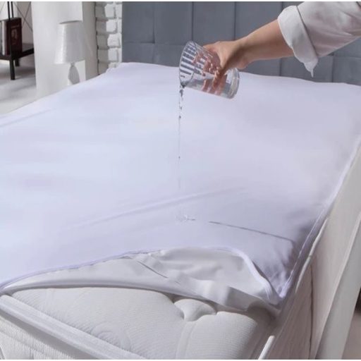 Matracvédő  VÍZHATLAN Pamut FROTTÍR felső és poliuretán alsó rész, SAROKGUMIS 90x200 cm