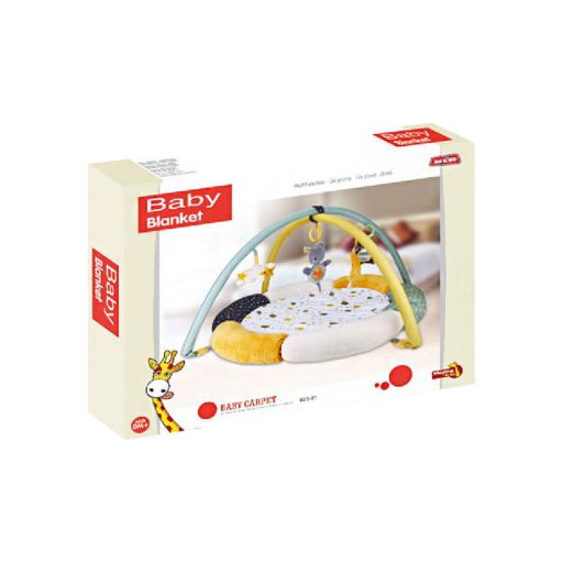 Bébi torna, + Játszószőnyeg, párnázott kerettel, 66x53 cm dob.