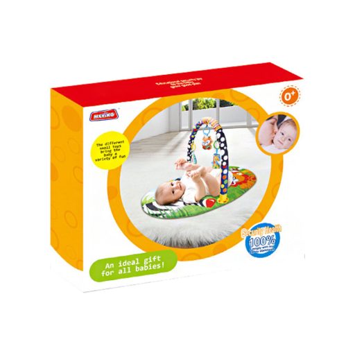 Bébi torna, + játszószőnyeg, csörgő, 49x41 cm dob.