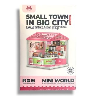   Babaház klt., cukrászda, el., vil., + bútor, kieg., 23x35 cm dob.