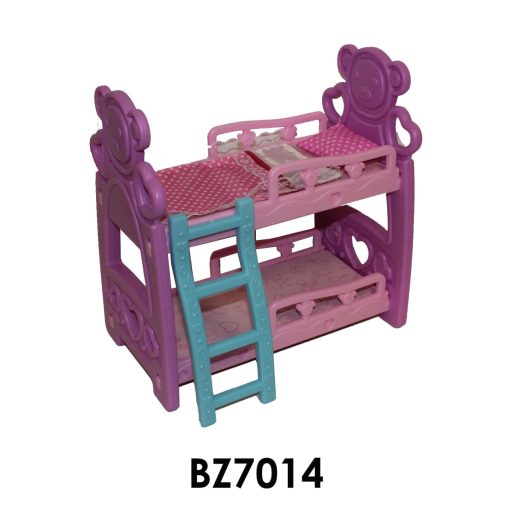 Babaágy, Emeletes, fújt műa., 20 cm