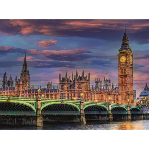 Puzzle, London, parlament, 500 db-os, 34x25 cm dob.