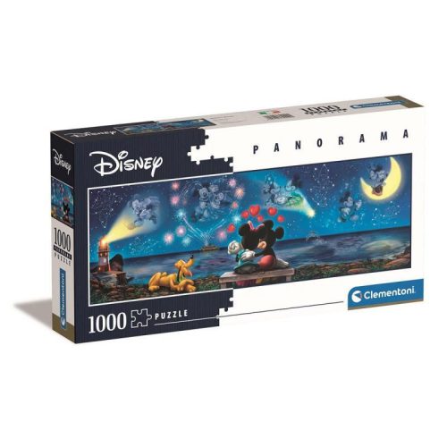 Puzzle, Disney, Mickey és Minnie, 1000 db-os, panoráma, 40x21 cm dob.