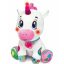 Bébi Unikornis plüss, el.,vil. zene, 18x32 cm dob.