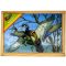 Fa puzzle, madaras, 4 kép, 12 db-os, 20*14 cm fa dob.