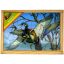 Fa puzzle, madaras, 4 kép, 12 db-os, 20*14 cm fa dob.