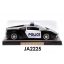 Rendőrautó, lend., ''Lamborghini'' szerű 26x10 cm plf.