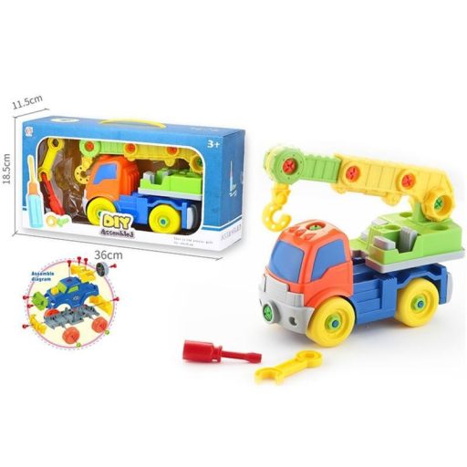 Szerelős munkagép klt., kampós, 36x19 cm dob.