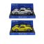 Autó, ''Porsche'', el., vil., 2 szín, 32x14 cm (2 féle csom.) hátfalas plf. és dob. gombel.