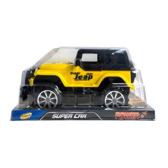 Autó, jeep, lend., 3 szín, 25x16 cm plf.