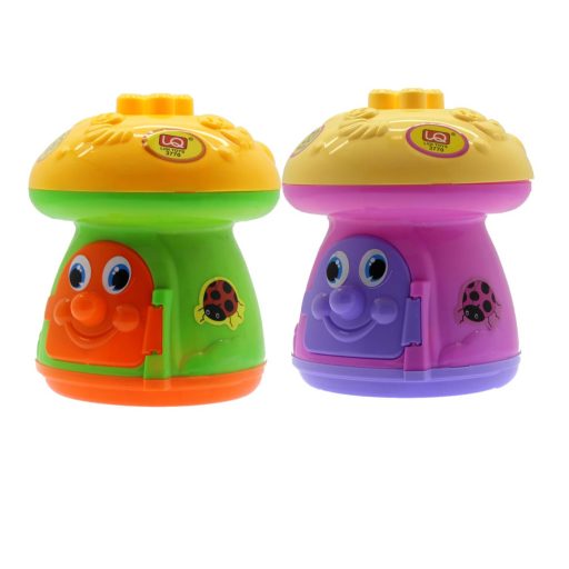 Gombaház + építőkocka klt., 33 db, 2 szín, 15x20 cm hálós