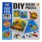 Pötyi építő klt., szerelős, puzzle, 2 az 1 ben, 8 féle, tároló, 202 db, 26x26 cm dob.