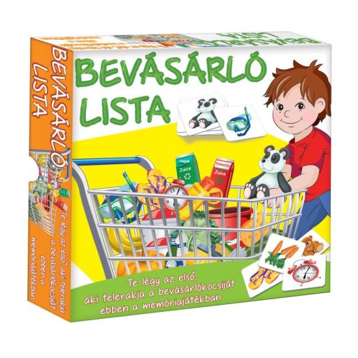 Társasjáték, Bevásárló lista, 22x22x4 cm dob.