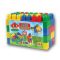 Építőkocka klt., Maxi Blocks, 60 db-os, fólia csom., 25x13x18 cm