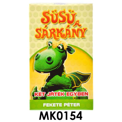 Kártya, Süsü a sárkány, 2 az 1-ben, 6,5x10 cm dob.