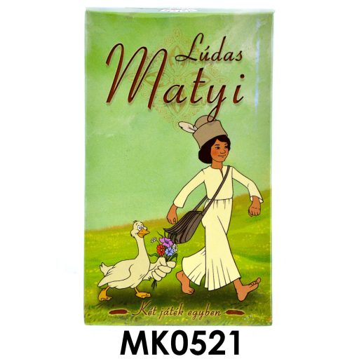 Foglalkoztató, Ludas Matyi, két játék egyben, 6,5x10 cm dob.