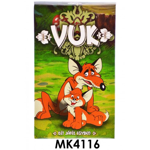 Foglalkoztató, Vuk két játék egyben, 6,5x10 cm dob.