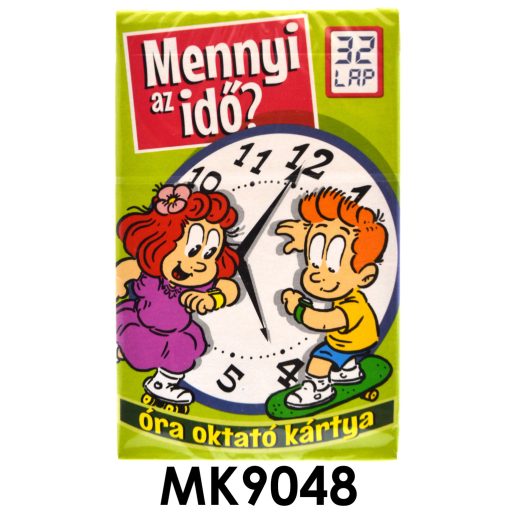 Memória kártya, Óra oktató, 6,5x10 cm dob.