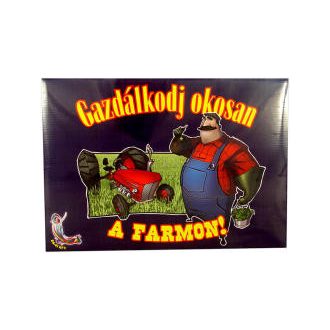 Gazdálkodj okosan a farmon, 36x26 cm dob.