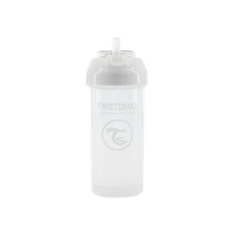   Twistshake Straw Cup kulacs szívoszállal 360ml 6hónap+, fehér