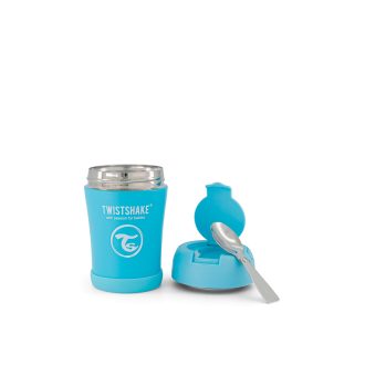   Twistshake Stainless Steel Food Container hőtartó ételtároló 350 ml, kék
