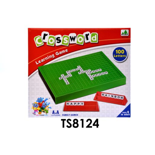 Szókirakós, Társasjáték, 106 betű, 30x26 cm dob.