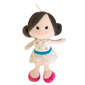 Rongybaba, velúr, 30 cm, zacsk.