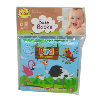 Lapozós könyv, csipogós, madaras, pvc, 20x17 cm zacsk.