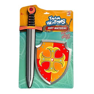 Pajzs klt., EVA, kard, pajzs, 29x45 cm lapon