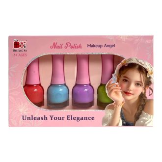 Köröm dekor klt., körömlakk, 4 db, smink, 18x11 cm dob.