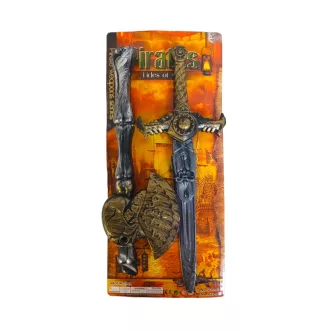 Kalóz klt., kard+ bárd, 19x43 cm lapon