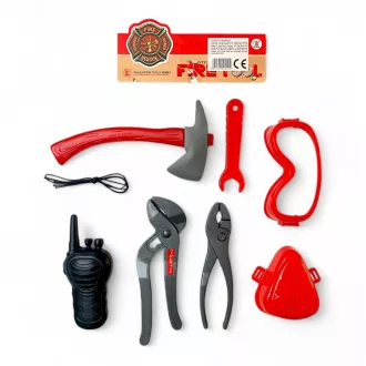 Tûzoltó szerszám klt., 18x30 cm zacsk.