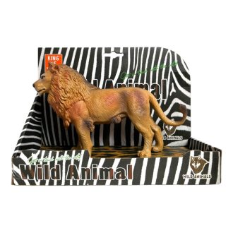 Állat, oroszlán, 21 cm, 22x17 cm dob.