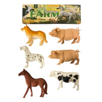 Állat klt., háziállat, 6 db, 24x24+ cm zacsk.