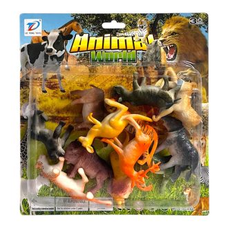 Állat klt., Vadállat, 12 db, 17x20 cm lapon