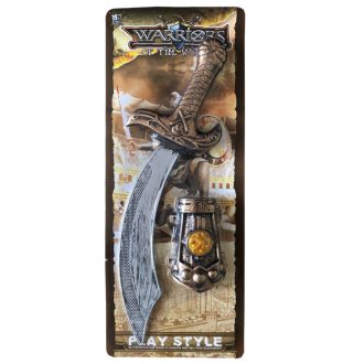 Lovag klt., kézvédõ, kard, 21x53 cm lapon