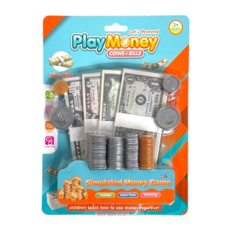 Játékpénz, USD, 20x28 cm 3D-s lapon