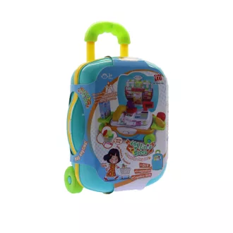   Szupermarket klt., Pénztárgép, Húzós bõröndben, 24x29+ cm