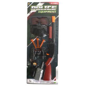   Rendõr klt., puska, tap.kor. lövedék, maszk., 22x56 cm lapon