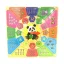 Fa puzzle, óra, számolás oktató, 30x30 cm pvc csom