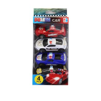 Rendõrautó, 4 db, 10x20+ cm dob.