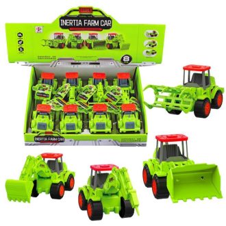 Traktor, elöl szerk., lend. 4 féle, 8/displ.