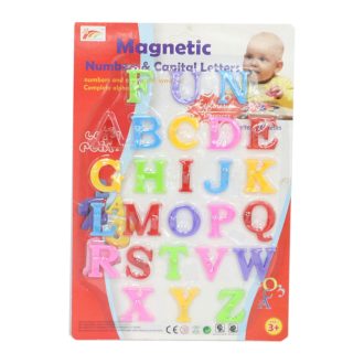 Mágneses betûk, 21x31 cm lapon