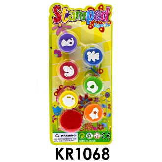 Nyomda klt., 6 nyomó minta, 4 féle, 9x20 cm lapon