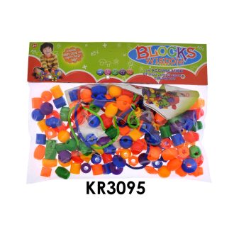 Óvodai fûzõs golyó klt., gyöngy klt. 25x22+ cm zacsk.